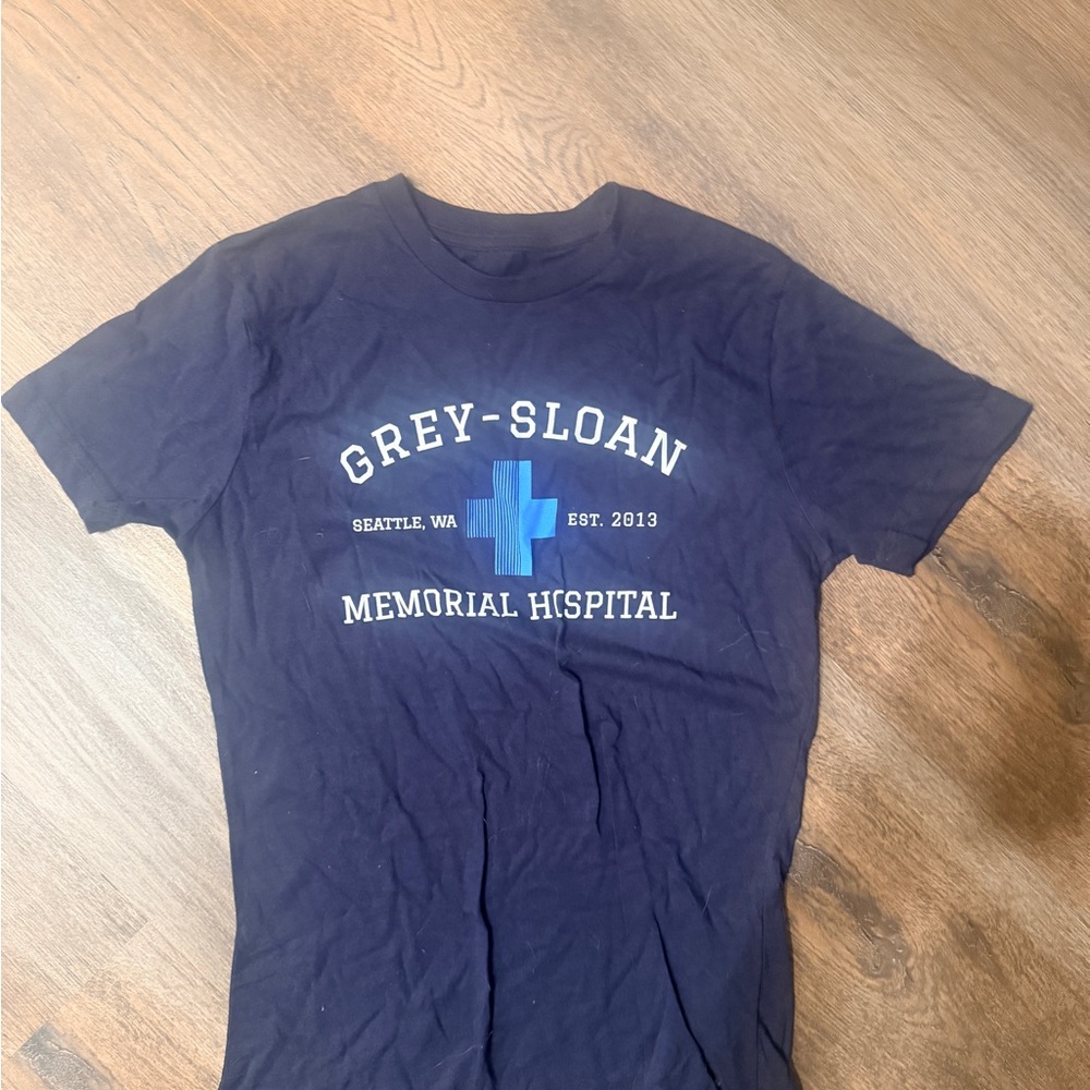 Grey-Sloan Navy Blue Men's T-Shirt